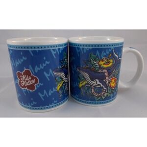 Hilo Hattie Coffee Mug 2002 3.75 Inch Tall Maui The Store‎ of Hawaii